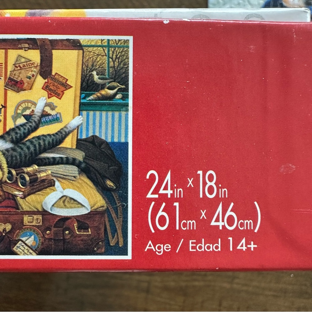 The Cats of Charles Wysocki Puzzle - 750 Pieces -Mabel the Stowaway - Picture 4 of 6